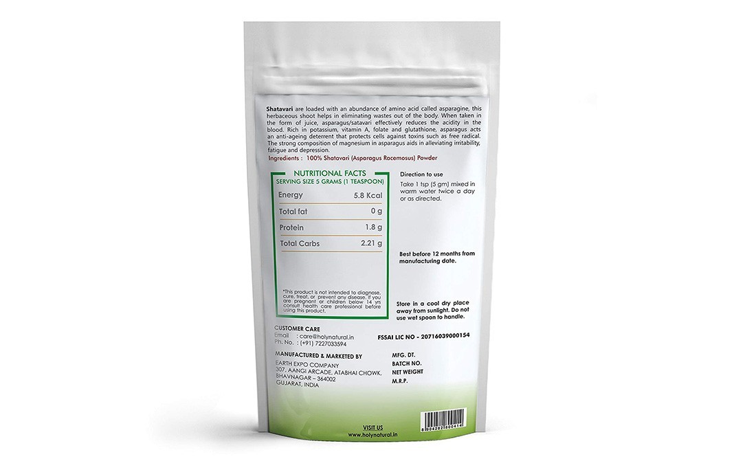 Holy Natural Shatavari Powder    Pack  200 grams